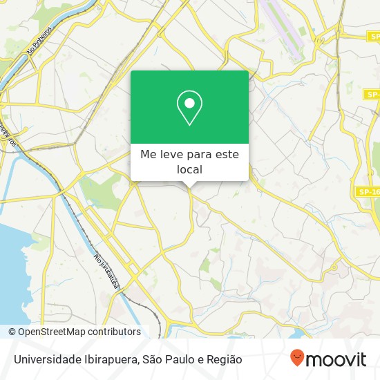 Universidade Ibirapuera mapa