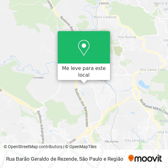 Rua Barão Geraldo de Rezende mapa