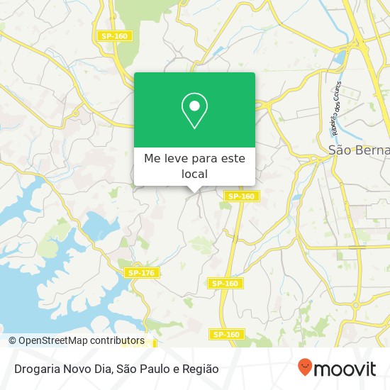 Drogaria Novo Dia mapa