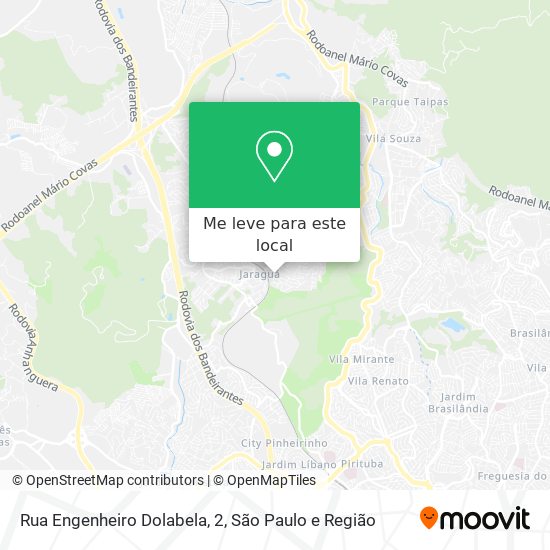 Rua Engenheiro Dolabela, 2 mapa