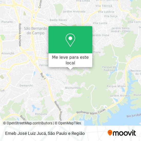 Emeb José Luiz Jucá mapa