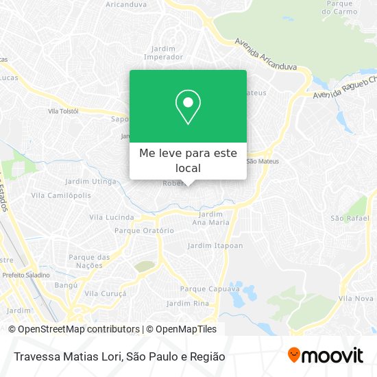 Travessa Matias Lori mapa