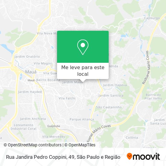 Rua Jandira Pedro Coppini, 49 mapa