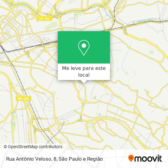 Rua Antônio Veloso, 8 mapa
