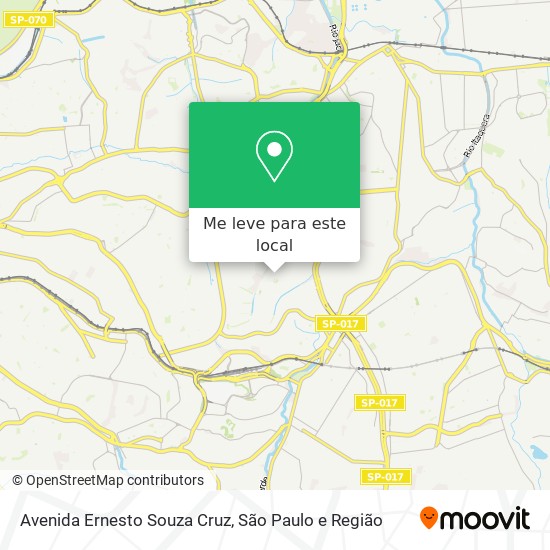 Avenida Ernesto Souza Cruz mapa