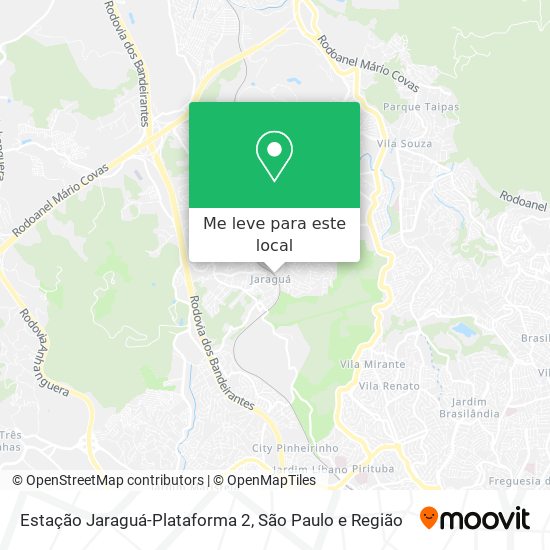 Estação Jaraguá-Plataforma 2 mapa