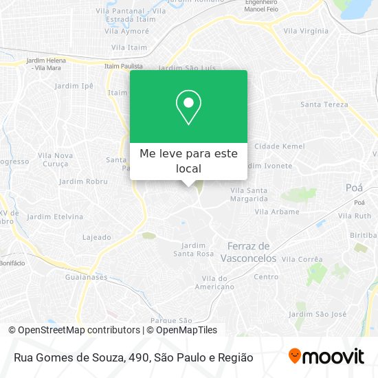 Rua Gomes de Souza, 490 mapa