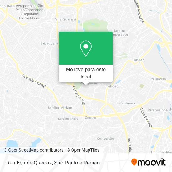 Rua Eça de Queiroz mapa