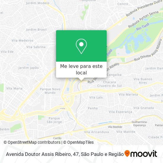 Avenida Doutor Assis Ribeiro, 47 mapa