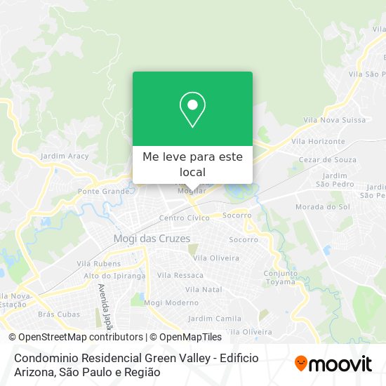Condominio Residencial Green Valley - Edificio Arizona mapa