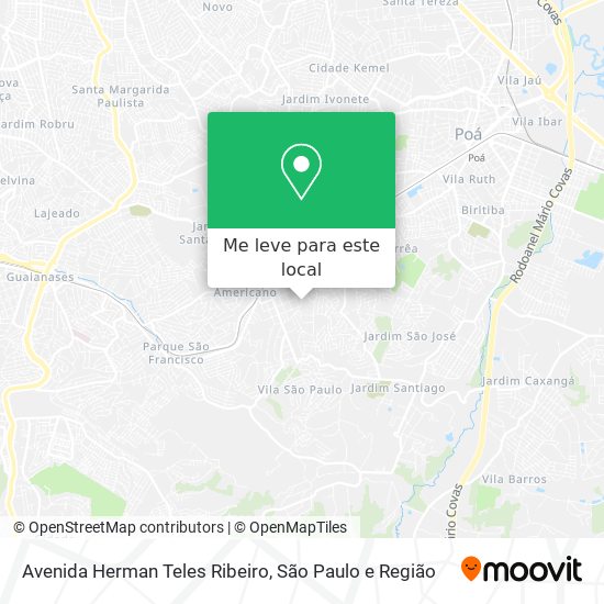Avenida Herman Teles Ribeiro mapa