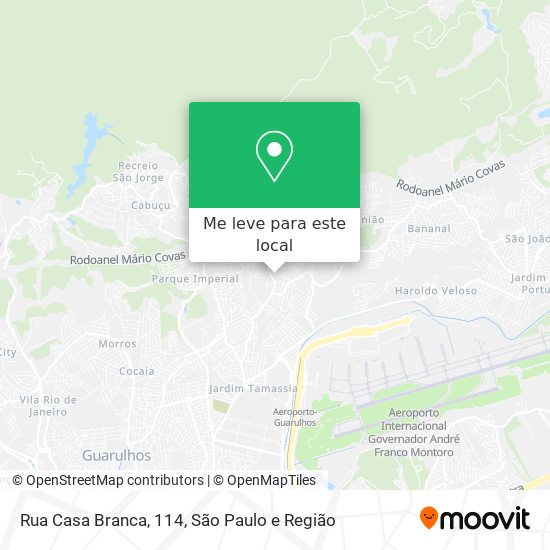 Rua Casa Branca, 114 mapa