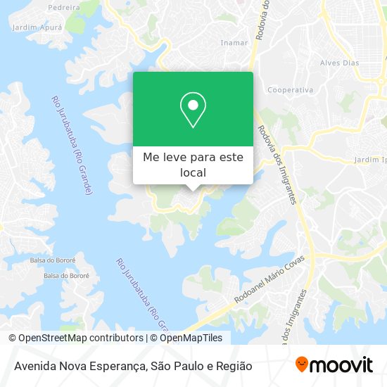 Avenida Nova Esperança mapa