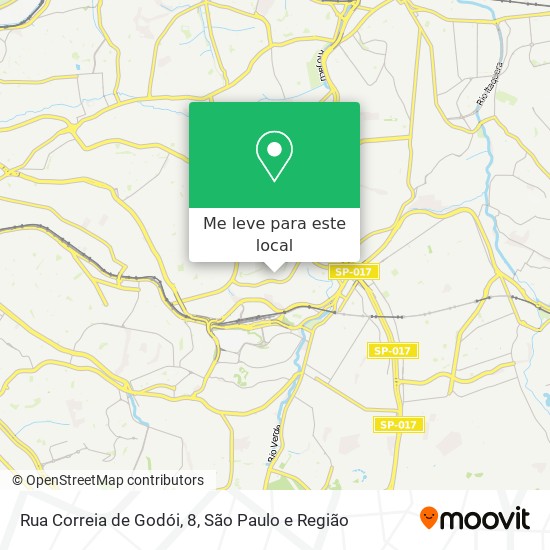 Rua Correia de Godói, 8 mapa