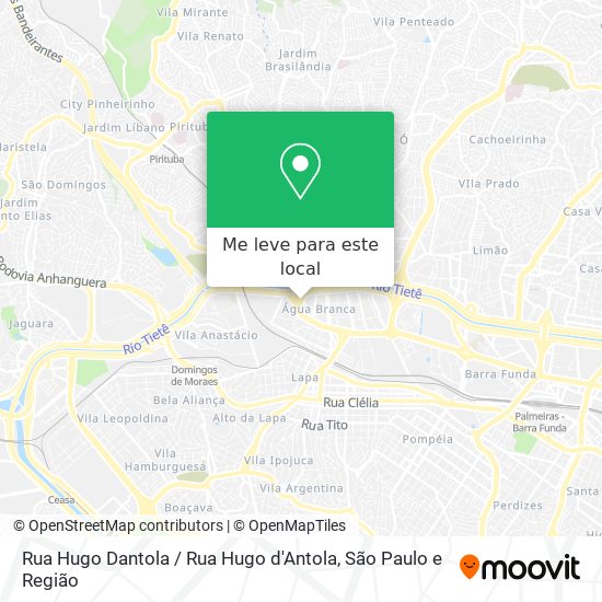Rua Hugo Dantola / Rua Hugo d'Antola mapa