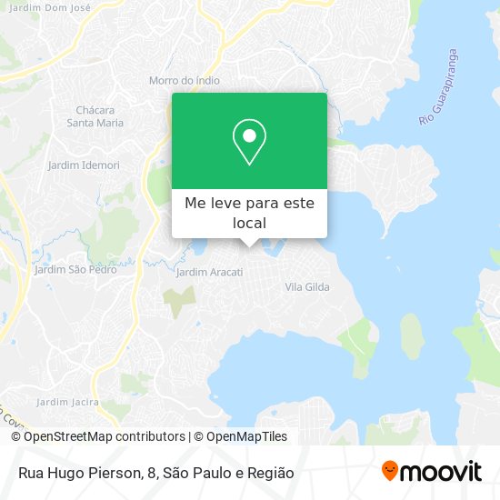 Rua Hugo Pierson, 8 mapa