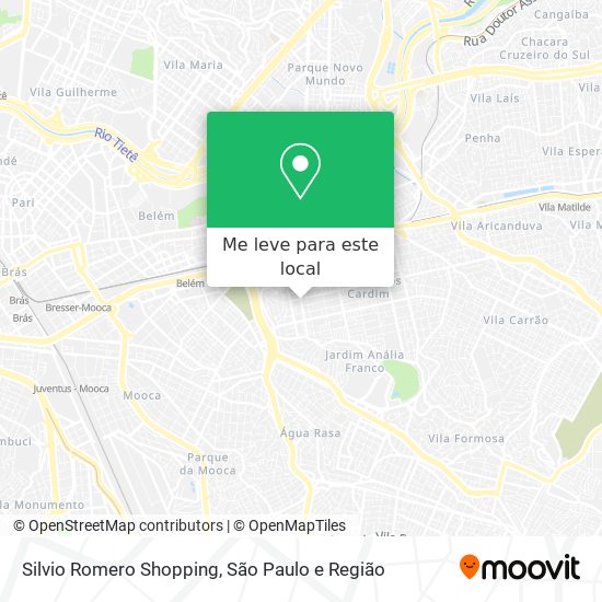 Silvio Romero Shopping mapa