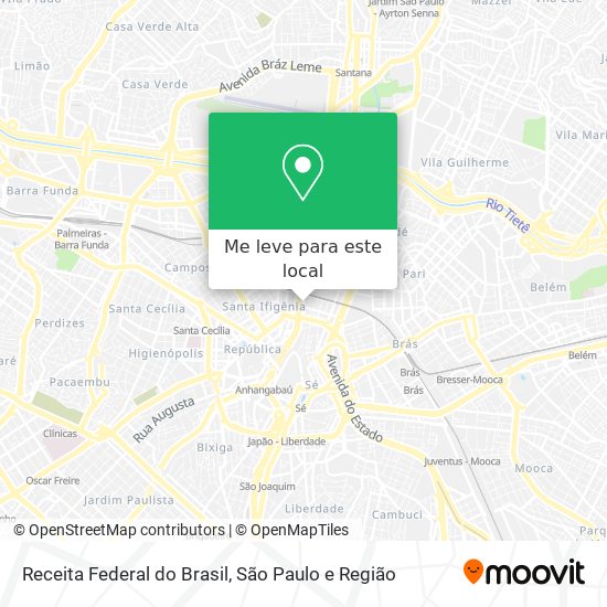 Receita Federal do Brasil mapa