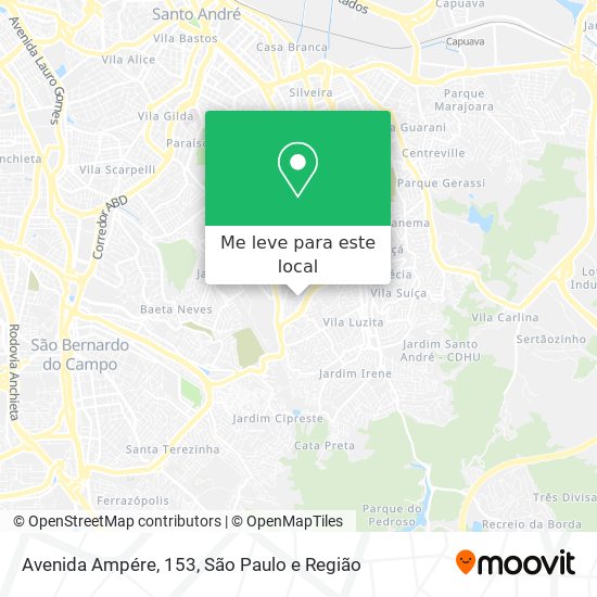 Avenida Ampére, 153 mapa