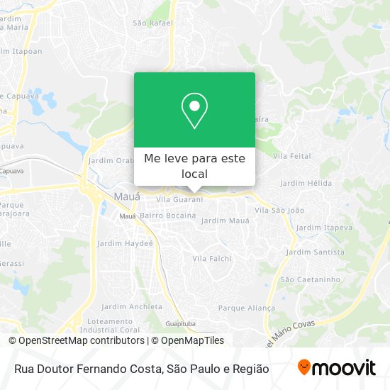 Rua Doutor Fernando Costa mapa