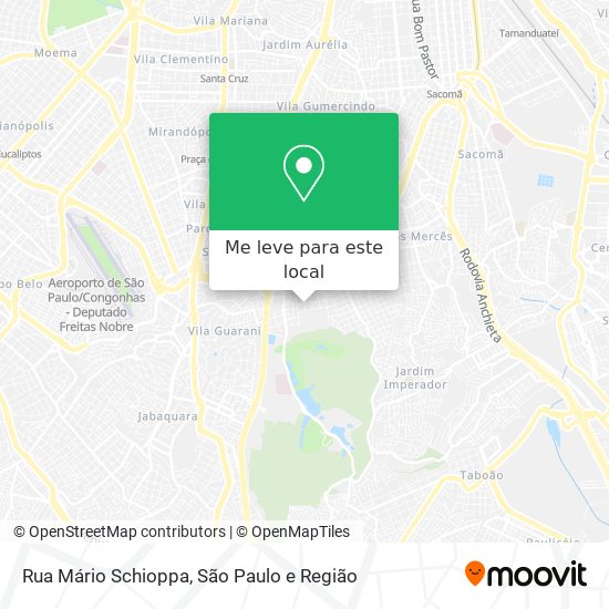 Rua Mário Schioppa mapa