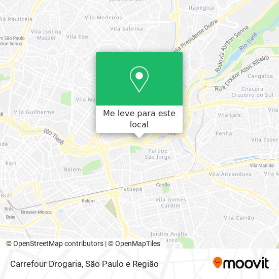 Carrefour Drogaria mapa