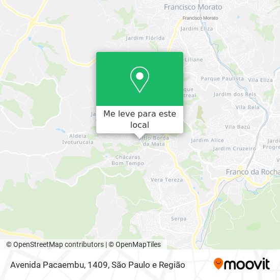 Avenida Pacaembu, 1409 mapa