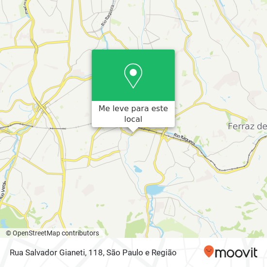 Rua Salvador Gianeti, 118 mapa