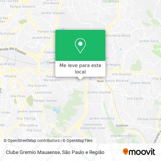 Clube Gremio Mauaense mapa