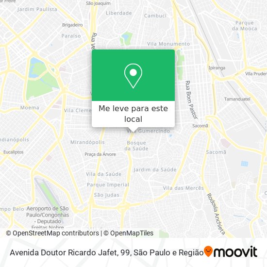 Avenida Doutor Ricardo Jafet, 99 mapa