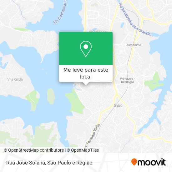 Rua José Solana mapa