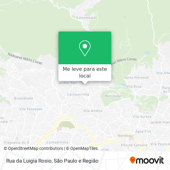 Rua da Luigia Rosio mapa
