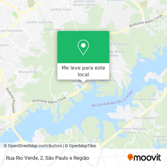 Rua Rio Verde, 2 mapa