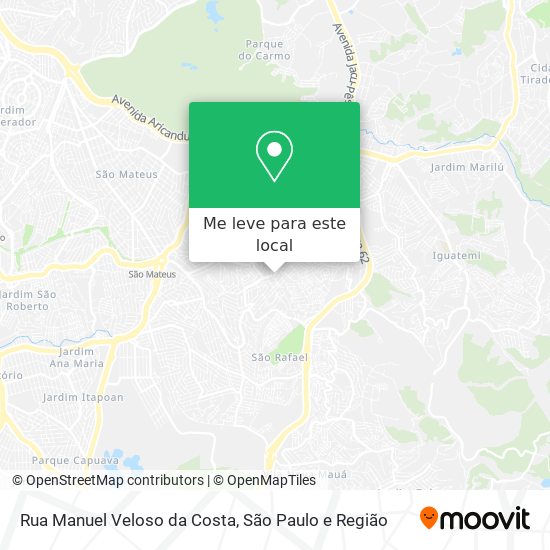 Rua Manuel Veloso da Costa mapa