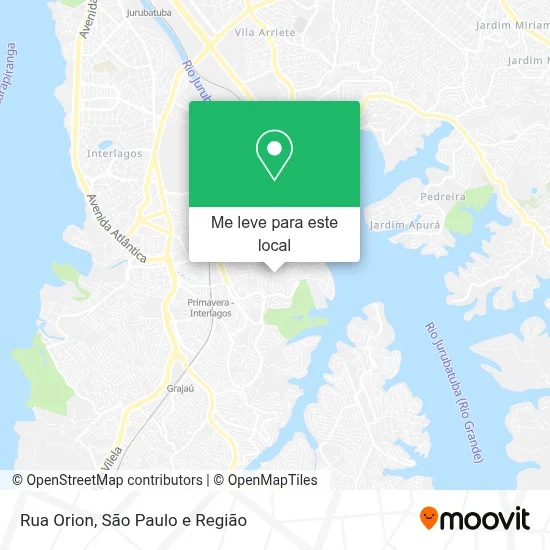 Rua Orion mapa