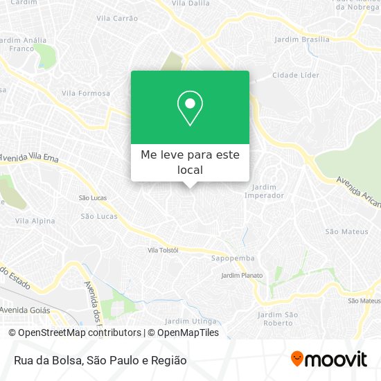 Rua da Bolsa mapa