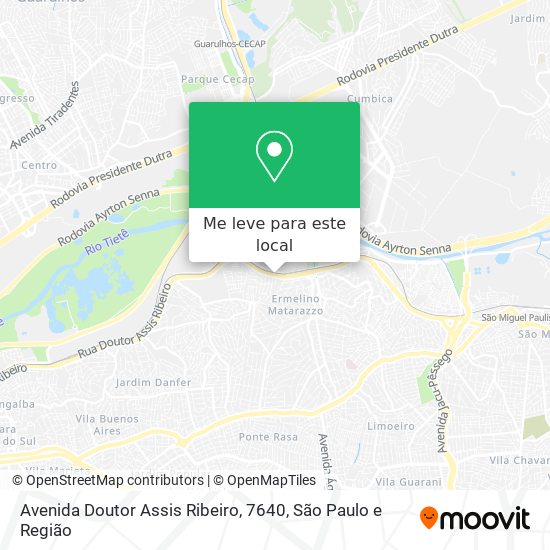 Avenida Doutor Assis Ribeiro, 7640 mapa