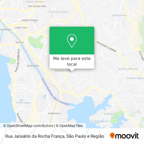 Rua Januário da Rocha França mapa