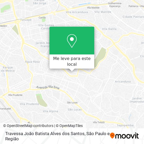 Travessa João Batista Alves dos Santos mapa