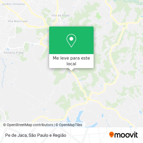 Pe de Jaca mapa