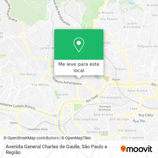 Avenida General Charles de Gaulle mapa