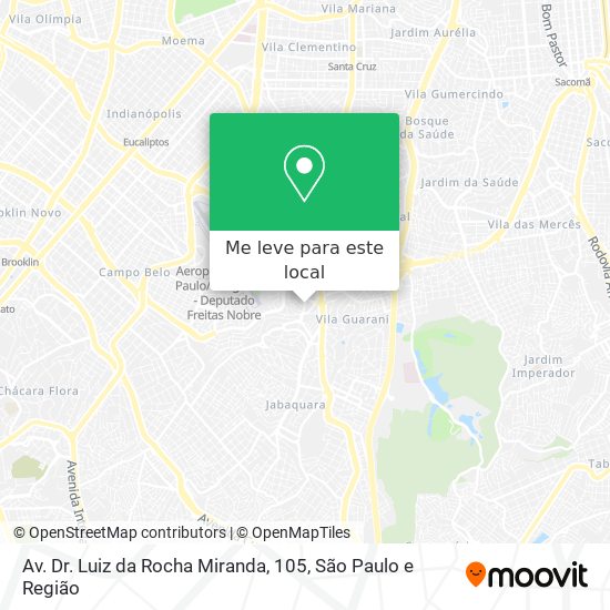 Av. Dr. Luiz da Rocha Miranda, 105 mapa