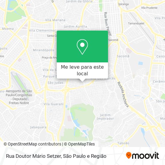 Rua Doutor Mário Setzer mapa