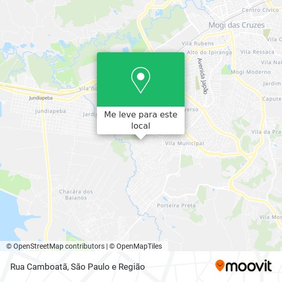 Rua Camboatã mapa