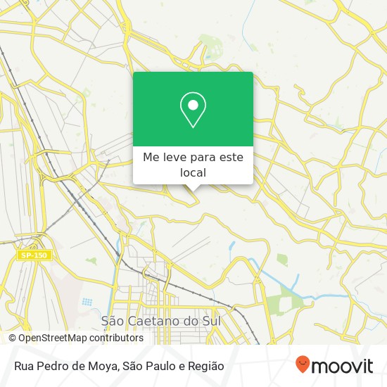 Rua Pedro de Moya mapa