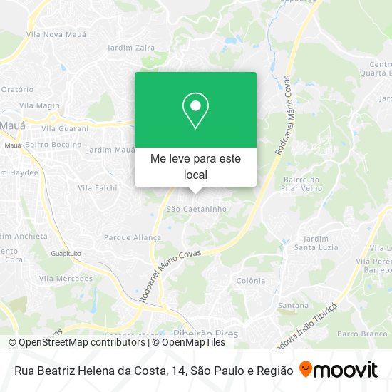 Rua Beatriz Helena da Costa, 14 mapa