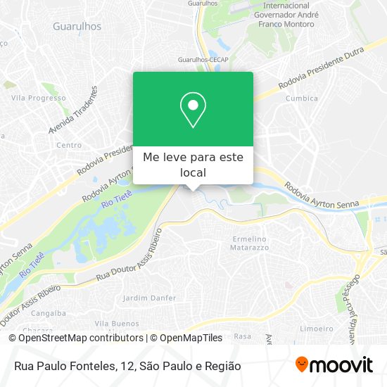 Rua Paulo Fonteles, 12 mapa