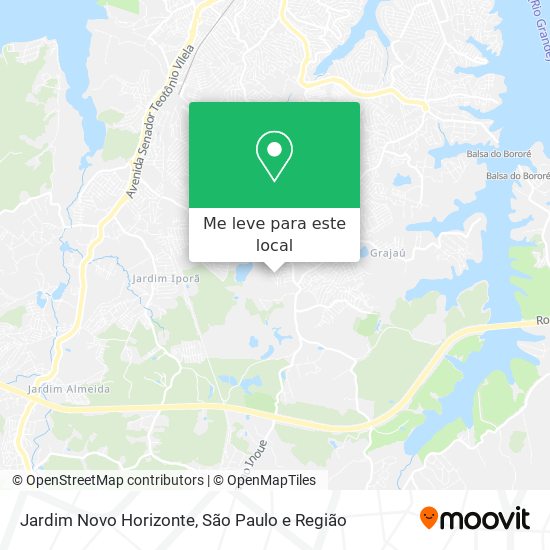 Jardim Novo Horizonte mapa