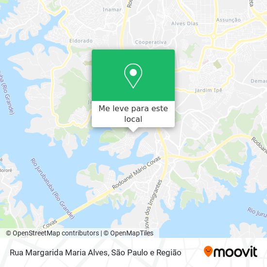 Rua Margarida Maria Alves mapa
