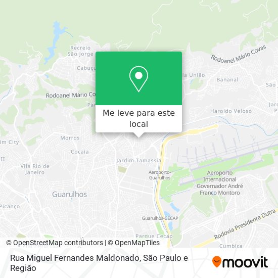 Rua Miguel Fernandes Maldonado mapa